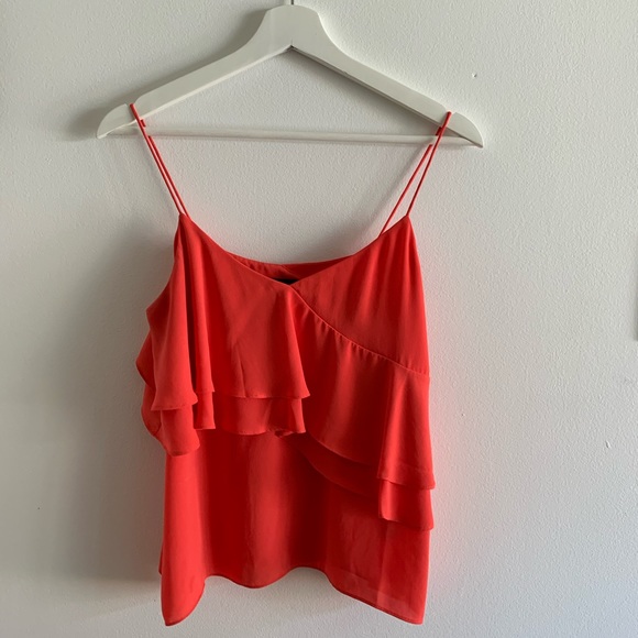 J Crew Drapery Ruffle Cami Top - Picture 2 of 6